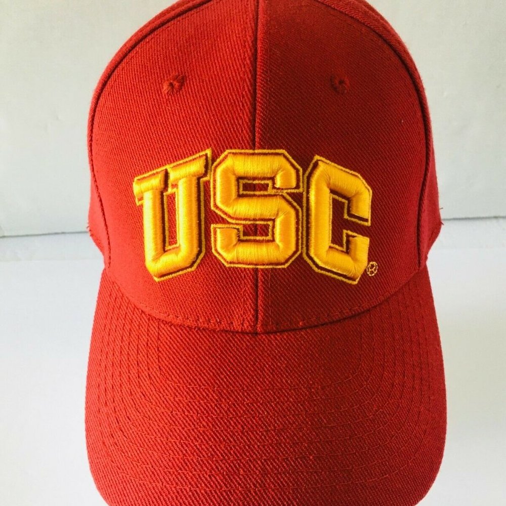 USC Trojans Men's Raised Logo NCAA Fitted Hat